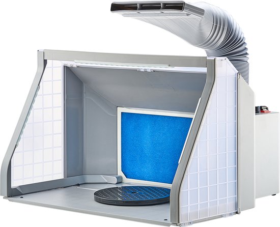 Professionele Airbrush-cabine Mini Zuigsysteem Verfcabine Spuitdoos Modelbouw Ventilator