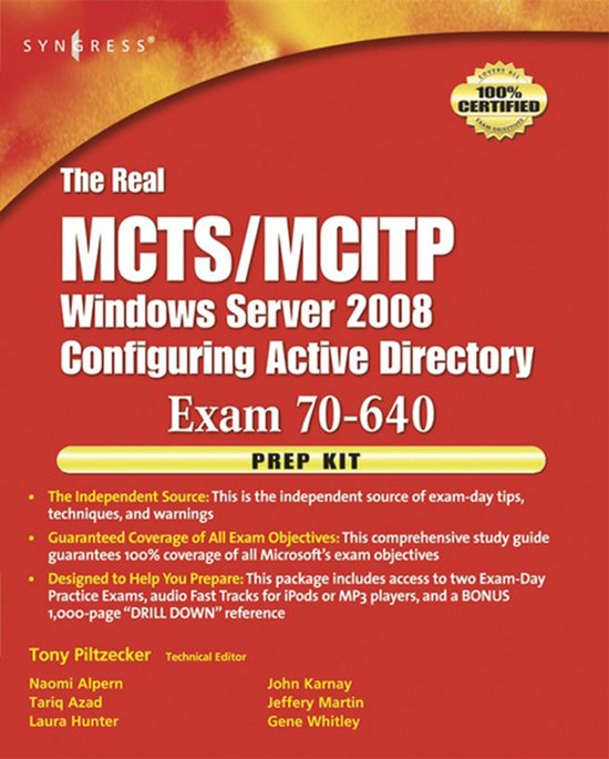 The Real MCTS/MCITP Exam 70-640 Prep Kit - cover
