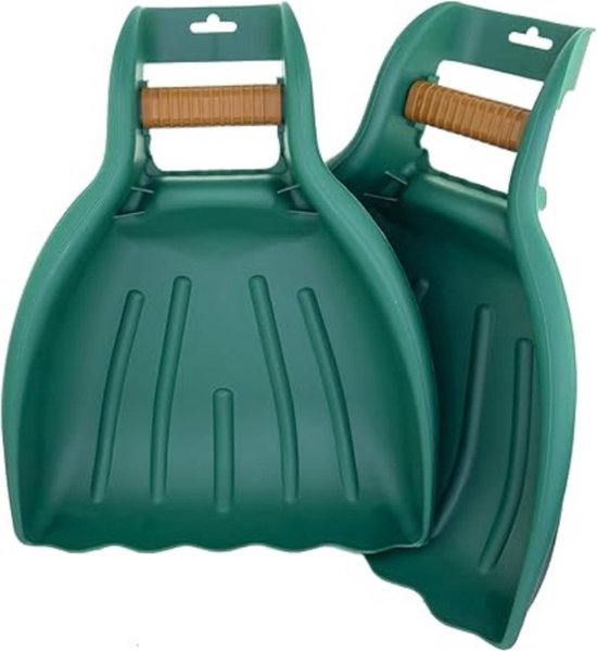 Foto: Bladverzamelaar set van 2 tuinbladerenknijpers ergonomische bladhark grote handgrijpers voor het verwijderen van bladeren en gazongras