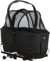 Trixie - Fietsmand Bagagedrager - Breed - Zwart - 60X29X49 cm