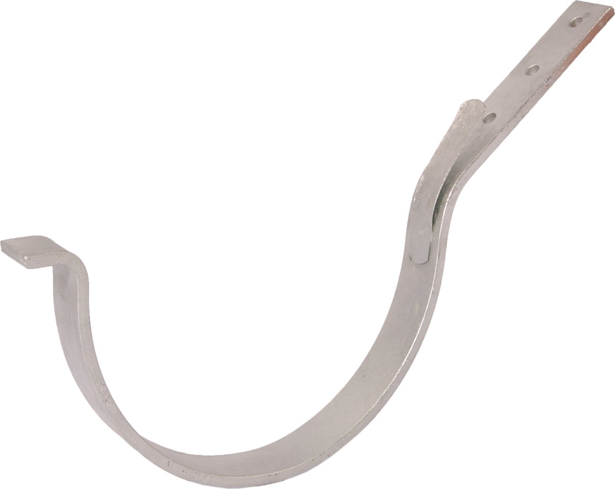 Mastgootbeugel | M37 Gegalvaniseerd | 30X5 mm | 45° | Met Lip