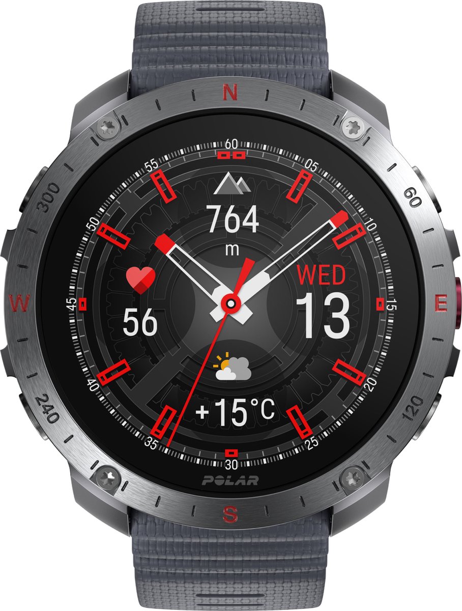Polar Grit X2 Pro Premium Outdoor Smartwatch Stone Grey S/L