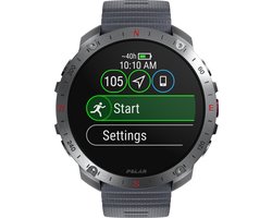 Polar Grit X2 Pro Premium Outdoor Smartwatch, Stone Grey S/L