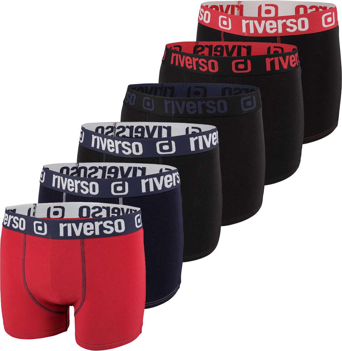 riverso Heren Boxershorts RIVJonny Veelkleurig S