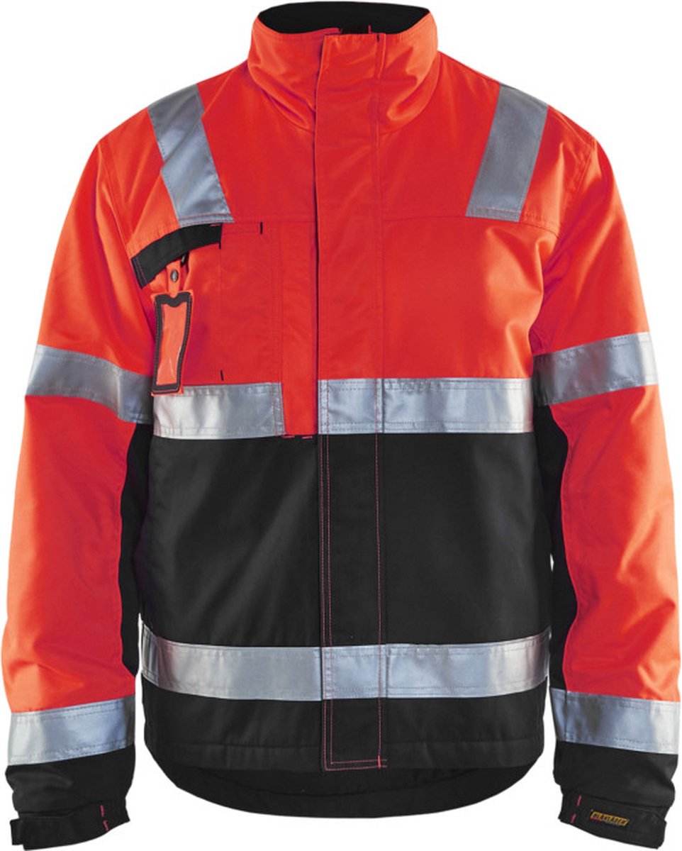 Blåkläder 4862-1811 Winterjas High Vis Rood/Zwart maat XL
