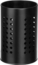 Arte R Étagère à ustensiles de cuisine/organisateur d'objets de comptoir - 12 x 18 cm - acier inoxydable - noir