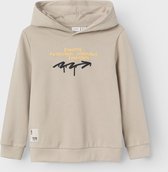 NAME IT Jungen Sweatshirt Mit Kapuze - Nmmlabear Design Sweatpullover Für Jungs