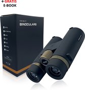 Wildventure Verrekijker - 12x42 - HD Lens - BAK-4 Prisma - Waterdicht - Draagtas - Nekkoord - Vogelsspotten - Outdoor & Hiking - Full Multi Coated (FMC) - Incl. E-book