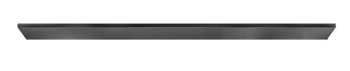 ETH plaat/balk 1600x300x25mm zwart zonder gaten
