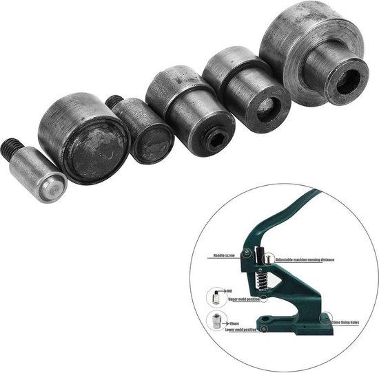 NEU Leder Gürtel Loch Loch zange Öse Puncher Revolve Nähmaschine Tasche Setter W NEU Leder Gürtel Loch Loch zange Öse Puncher Revolve Nähmaschine Tasche Setter W