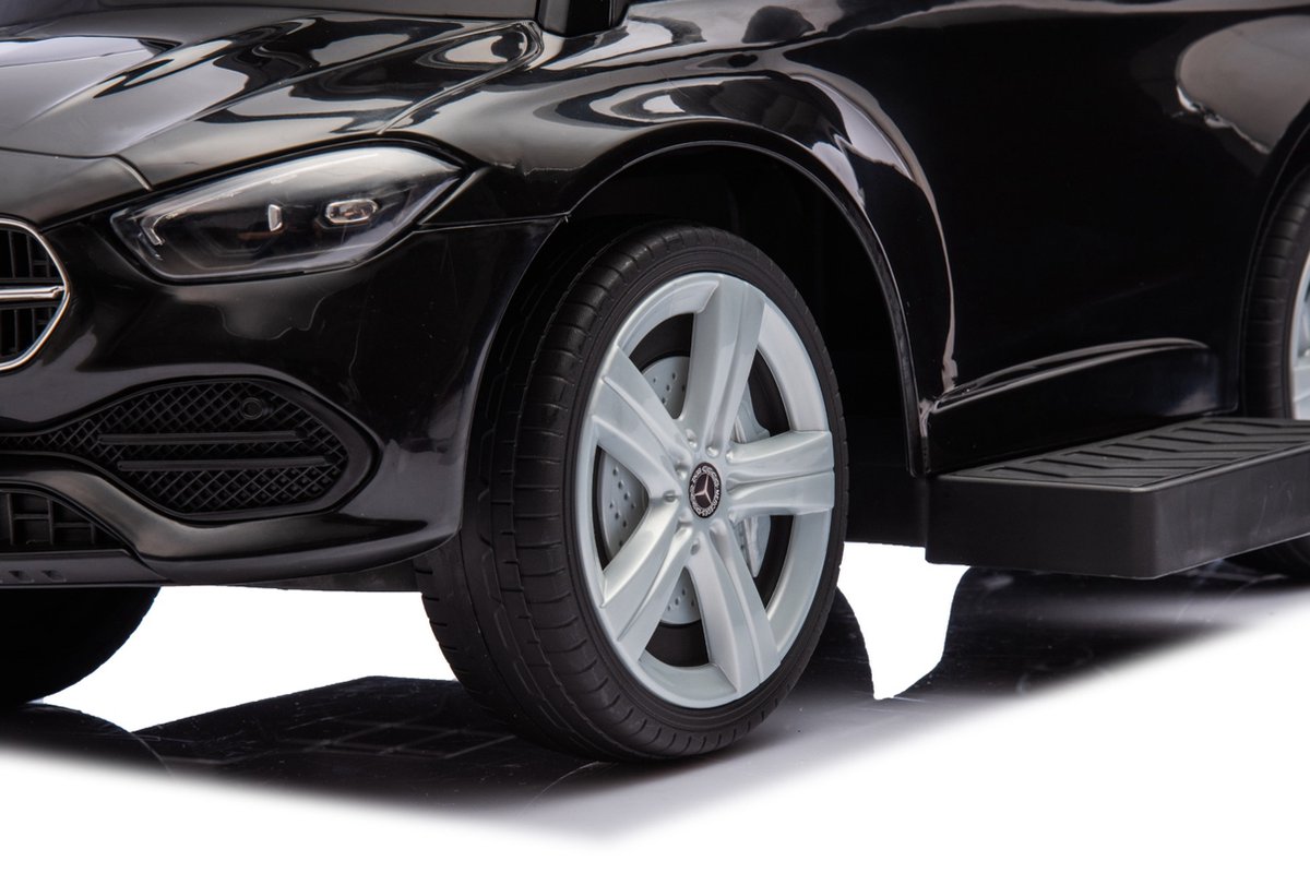 Eco Toys Wit Mercedes Benz Loopauto met Duwstang — afbeelding 10