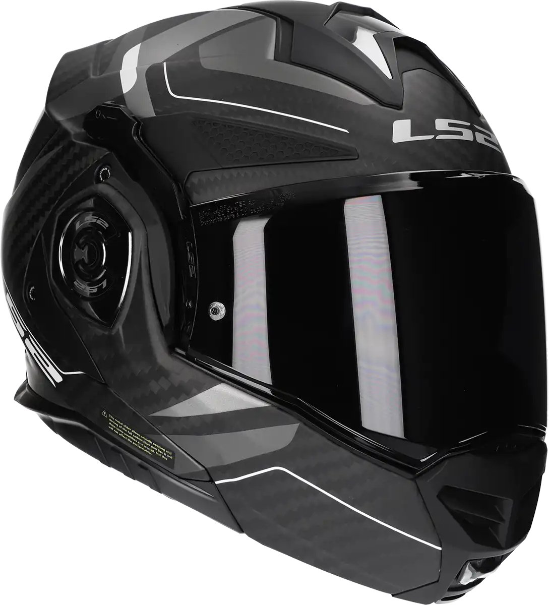 LS2 Helm Advant X Carbon Horizon II FF901 zilver / grijs maat XL