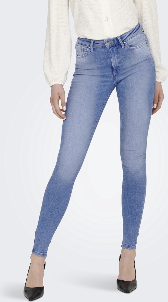 ONLY CARTHUNDER Jeans Skinny Donna Push-Up - Vita Media, Lavaggio Medium Blue | Effetto Rassodante - Foto 5