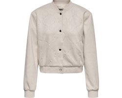Only Jas Onldawny Faux Suede Bomber Cc Pnt 15351276 Pumice Stone Dames Maat - S