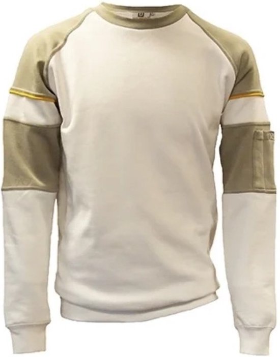 Be-Wear sweater wit-grijs