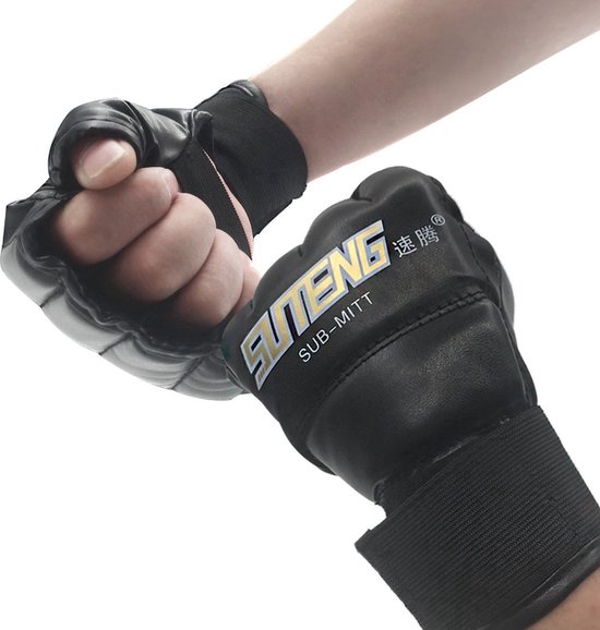 Scoby - Gants de boxe - Gants de Sport - Gants de MMA - Gants de boxe - Taille unique - Zwart