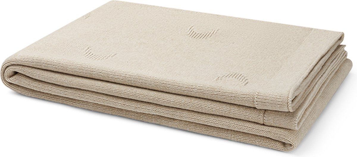 Yumeko kinderdeken katoen moon oat melange 100x150
