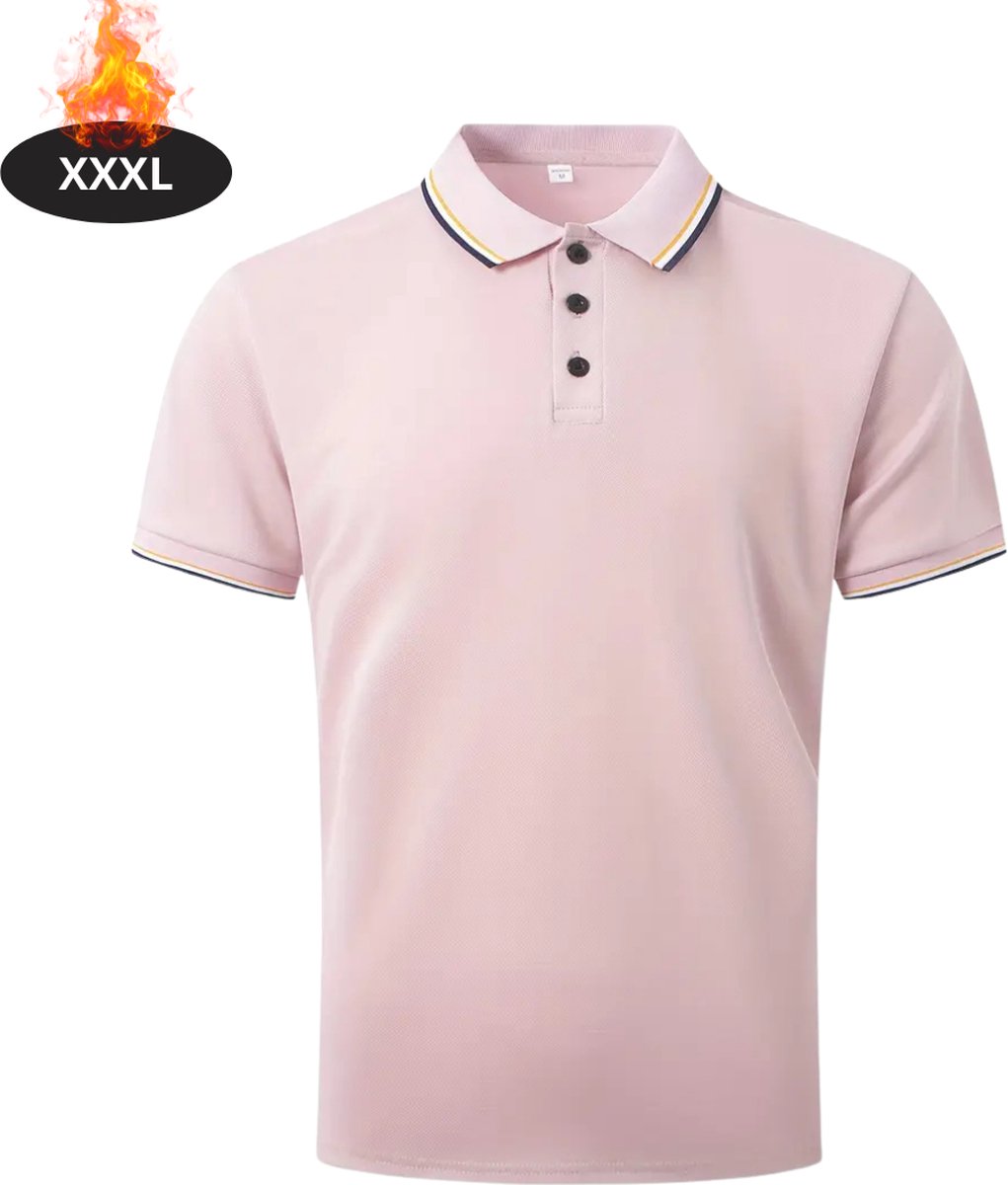 Nivard Poloshirt Heren T-Shirt Heren Shirt Overhemd Polo Shirt Lichtroze