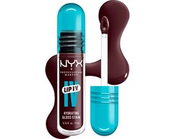 NYX Professional Make Up Lip IV 14 Mauve N' Moist Hydraterende Lipgloss - Tot 12 uur hydratatie - Verrijkt met Magnesium, Vitamine B12 en Kokoswater - 5ml
