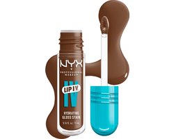 NYX Professional Make Up Lip IV 03 Splash N Spice Hydraterende Lipgloss - Tot 12 uur hydratatie - Verrijkt met Magnesium, Vitamine B12 en Kokoswater - 5ml