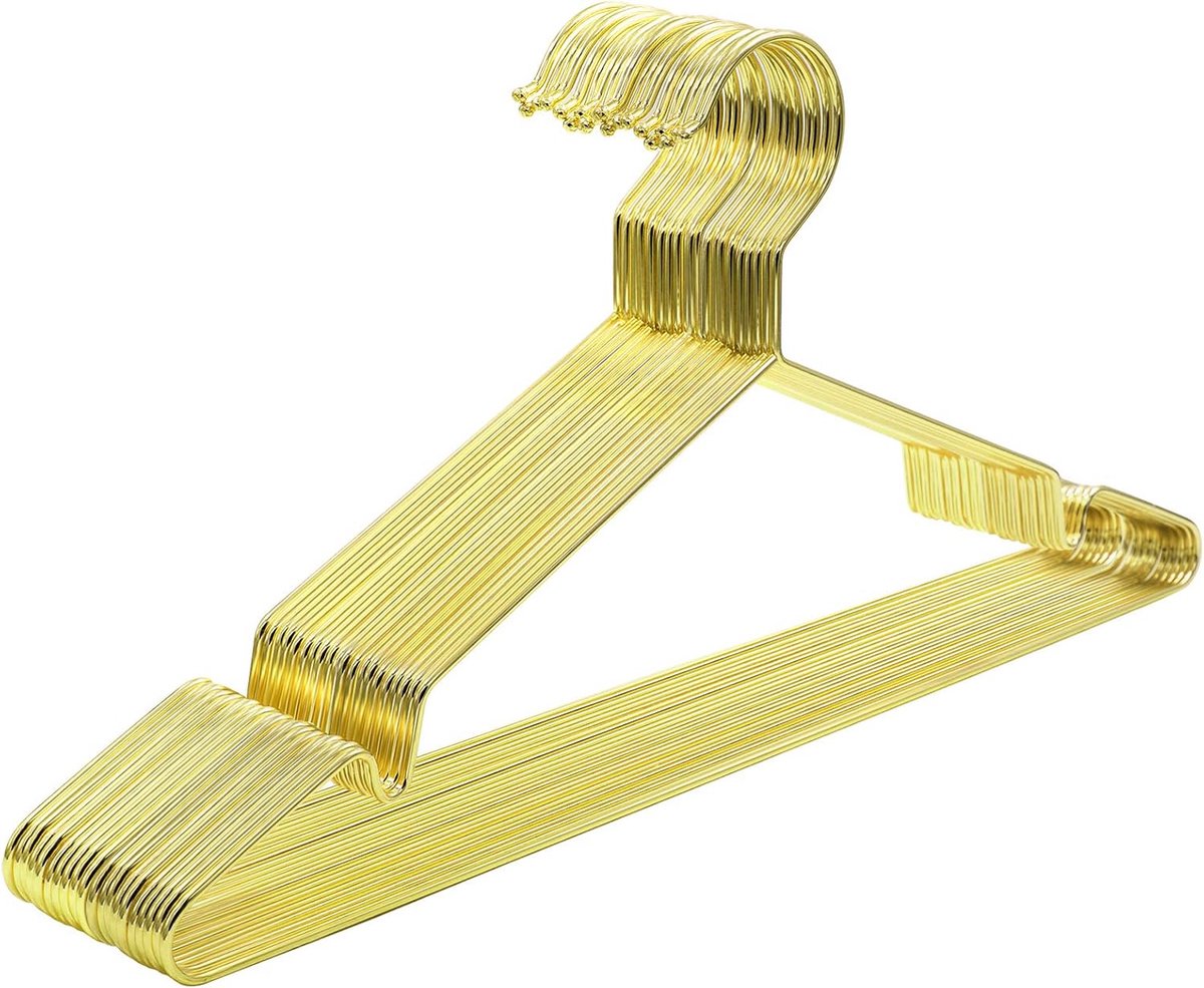 Goodivery ® Set van 20 kleerhangers - metalen draadhangers - ruimtebesparend