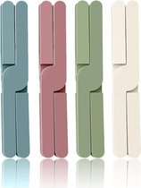 Siliconen Onderzetters Set - Hittebestendig - 4 Stuks - 4 Kleuren - Siliconen