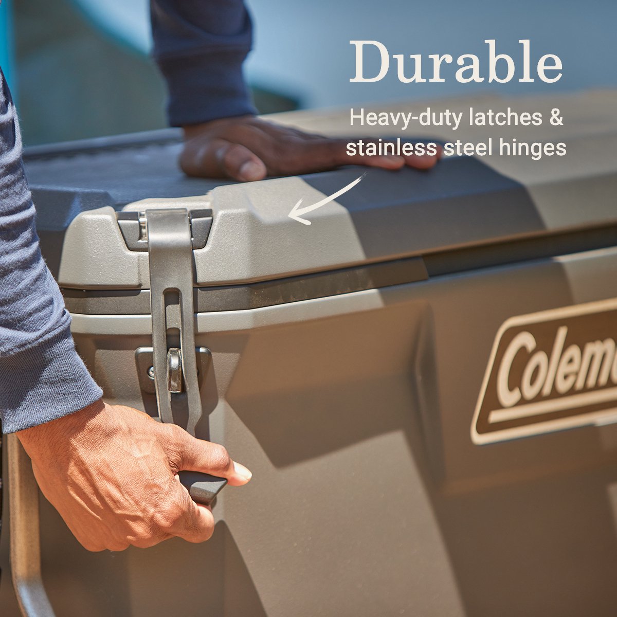 Coleman Convoy 100 QT koelbox met wielen - 94 liter
