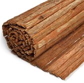 TuinChamp Boomschorsmat 200 x 300 cm - Tuinafscheiding natuurlijk - Balkonscherm - Boomschorsmatten op rol - Natuurlijke uitstraling