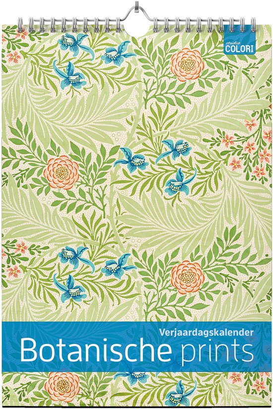 Verjaardagskalender Botanische prints - Wandkalender A4 - Niet jaargebonden
