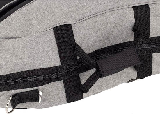 Housse pour violoncelle Boston CT-134-GR 3/4, gris clair, 19 mm. rembourré, 2 bretelles, diverses poches