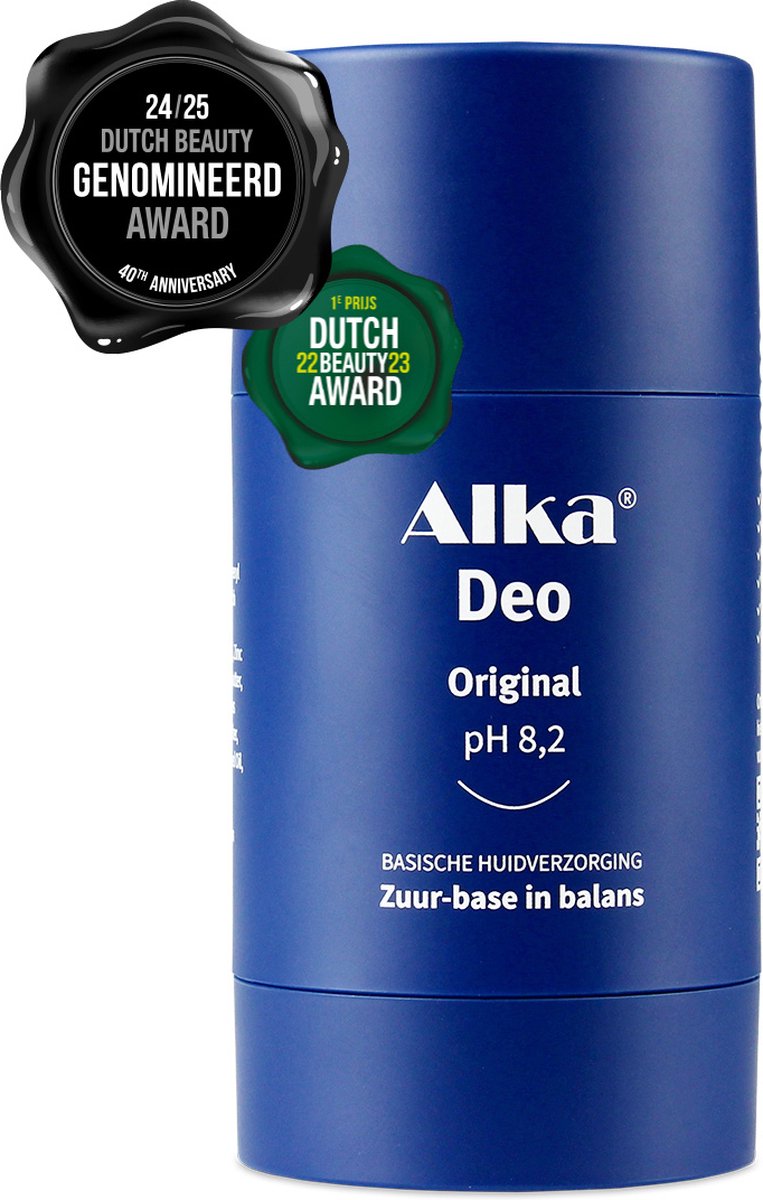 Goedkoopste Alka® Deo 75ml - Basische Deo pH 8,2 - Vegan & Natuurlijke en Gezonde Deodorant - 0 Aluminium - Deodorant Stick - Unisex