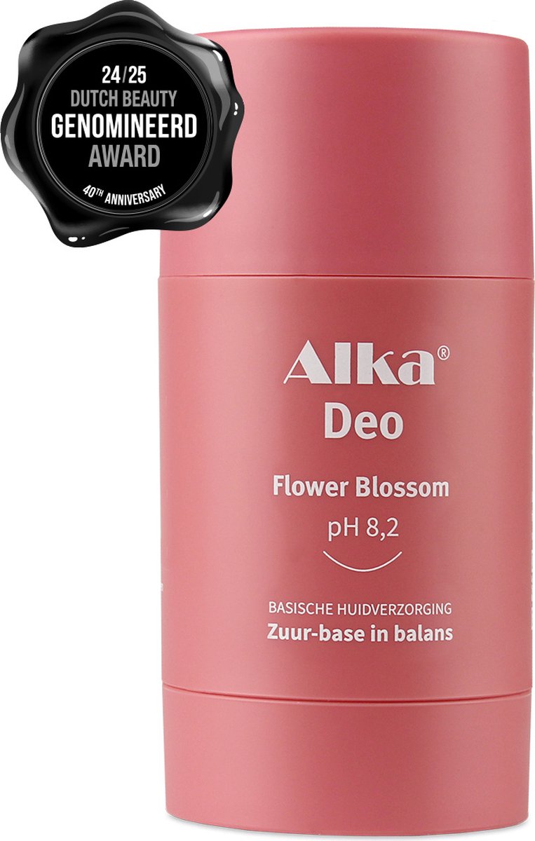 Goedkoopste Alka® Deo Flower Blossom - 75ml - Basische Deo pH 8,2 - Vegan & Natuurlijke en Gezonde Deodorant - 0 Aluminium - Deodorant Stick - Unisex