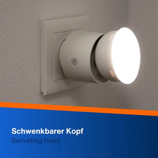 GOLIVING LI138 Stopcontact nachtlamp Warm wit