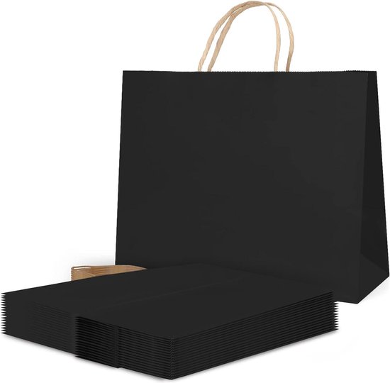 LWMLWM 30 stuks geschenkzakjes voor wijn, fleszakken, cadeauzakjes met handvat, voor sterke wijntas, papier, wijnflessen, verpakking voor champagne, bier, Kerstmis, bruiloft, feest, Brons