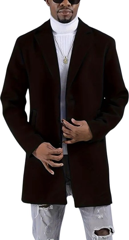 Bovista Manteaux - Mi-manteau - Veste - Costume manteau - Trench - Pardessus - Pardessus - Hiver - Zwart - XXL