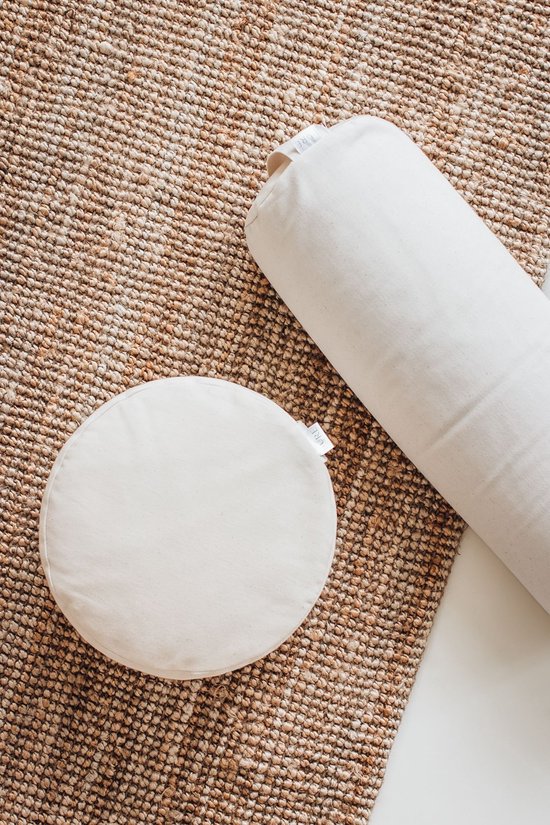 Meditatiekussen ecru rond - Pure - Yoga kussen van Pure — afbeelding 5