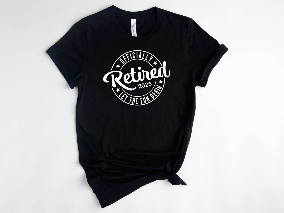 Lykke Officially Retired Let The Fun Begin| Pensioen | Unisex T-shirt | Retired Dames |Retired Heren|Maat S