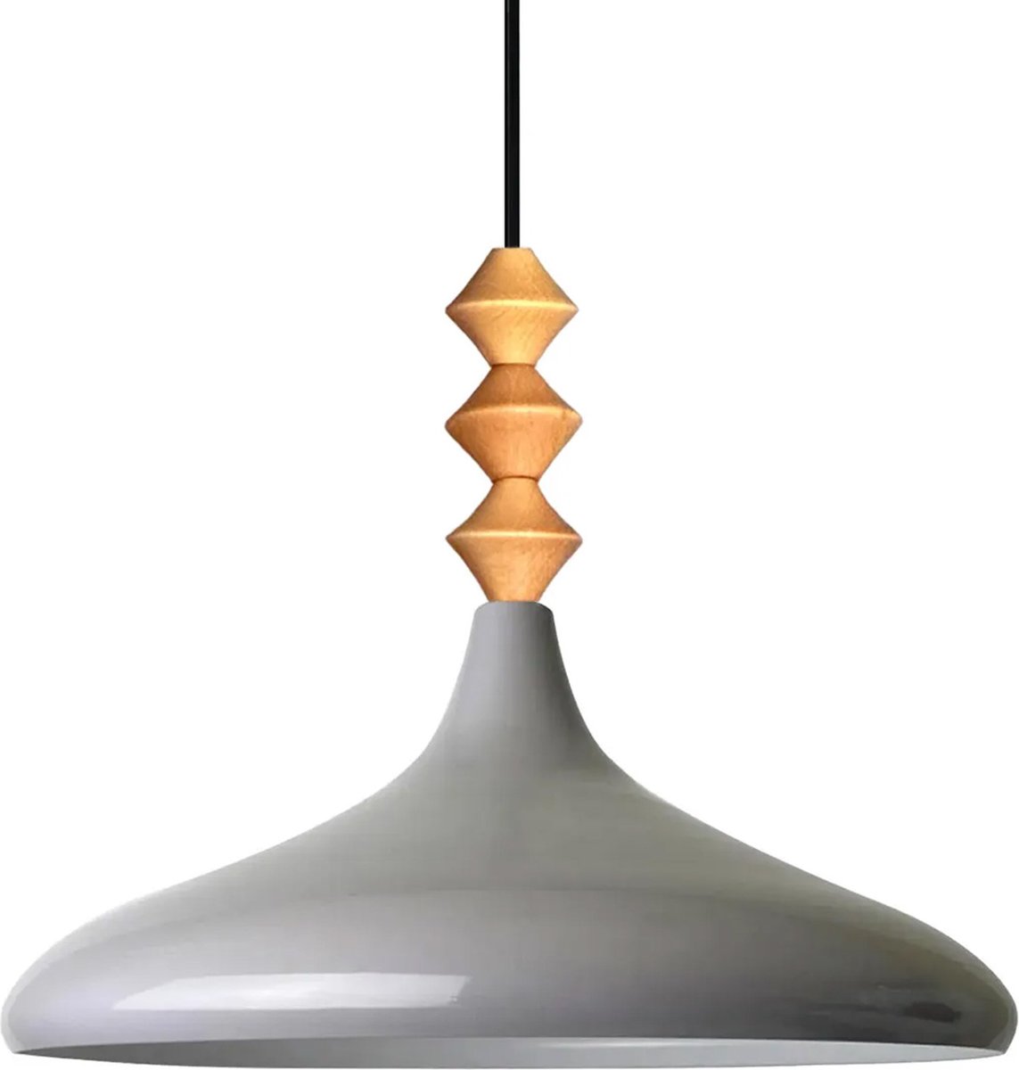 Bamyum Hanglamp E27 Metaal Grijs Moderne Lamp