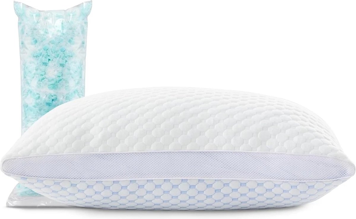 Beau Maison Zen-Cool 3D Pillow - Hoofdkussen - 50x70cm - Geavanceerde Koeltechnologie - Navulbare Vulling