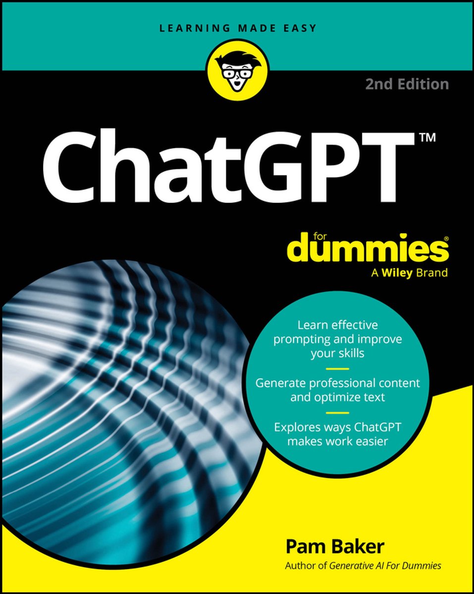 Omslag van ChatGPT For Dummies