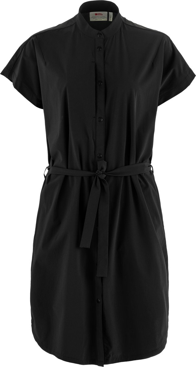 Fjällräven Abisko Fjäll Dress W – Outdoor Kleding Fleeces en Truien T-Shirt Zwart