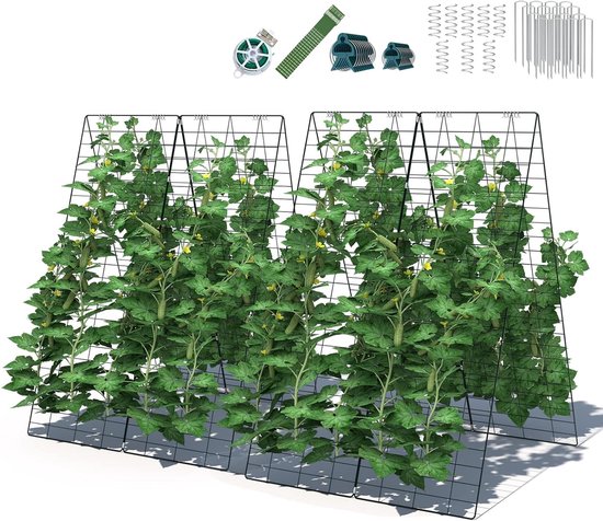 9/mo - Finance Hoyejyou 65×48 Cucumber Trellis for Raised Bed, U