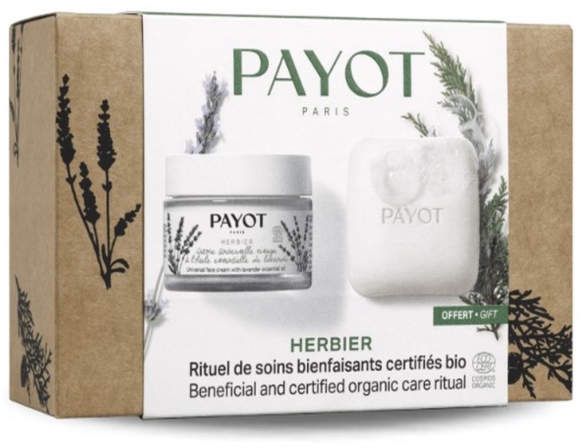 Duo Organic Care Ritual Gift Set 50ml Universal Face Cream + 85g Nourishing Body Massage Bar
