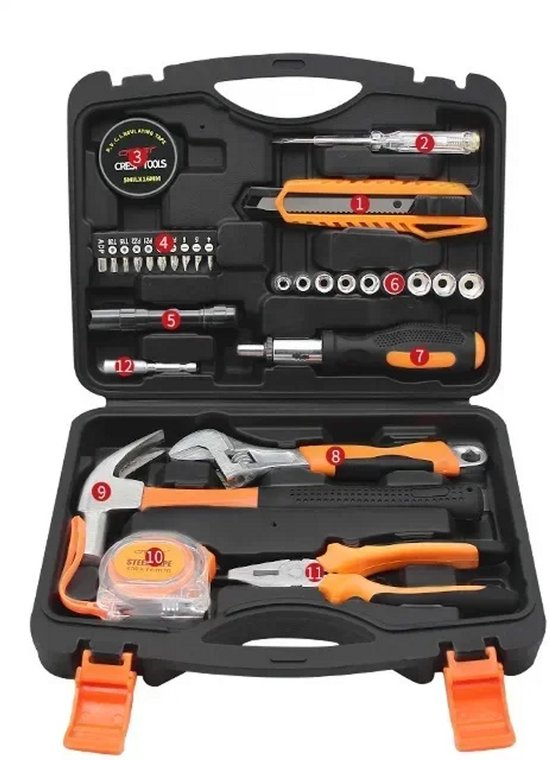 FORCE 5072L Haakse Inbus sleutelset lang 7 delig - Professioneel
