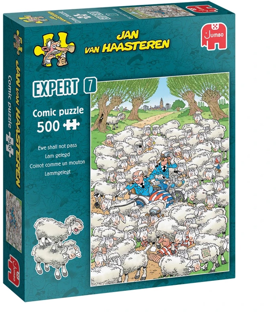 Jan van Haasteren - Expert 7 - Lam Gelegd - 500 stukjes puzzel - Legpuzzel — afbeelding 7