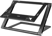 Accezz Laptop Standaard - Universele Laptopstandaard - Laptopverhoger - Verstelbaar - Donkergrijs