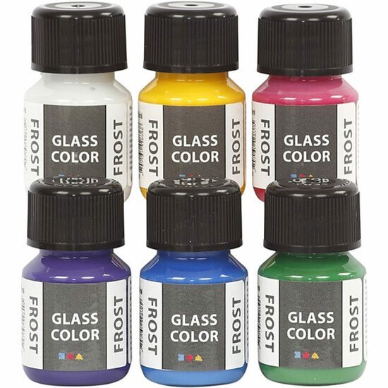 Kievano Porseleinverf Set 12x25ml – Waterbasis, 12 Intense Kleuren, Ideaal Voor Glas, Keramiek En Kopjes