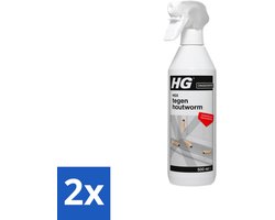 HG X - Tegen Houtworm - Eenvoudige Bestrijding - 500 ml - Voordeelverpakking - 2 stuks