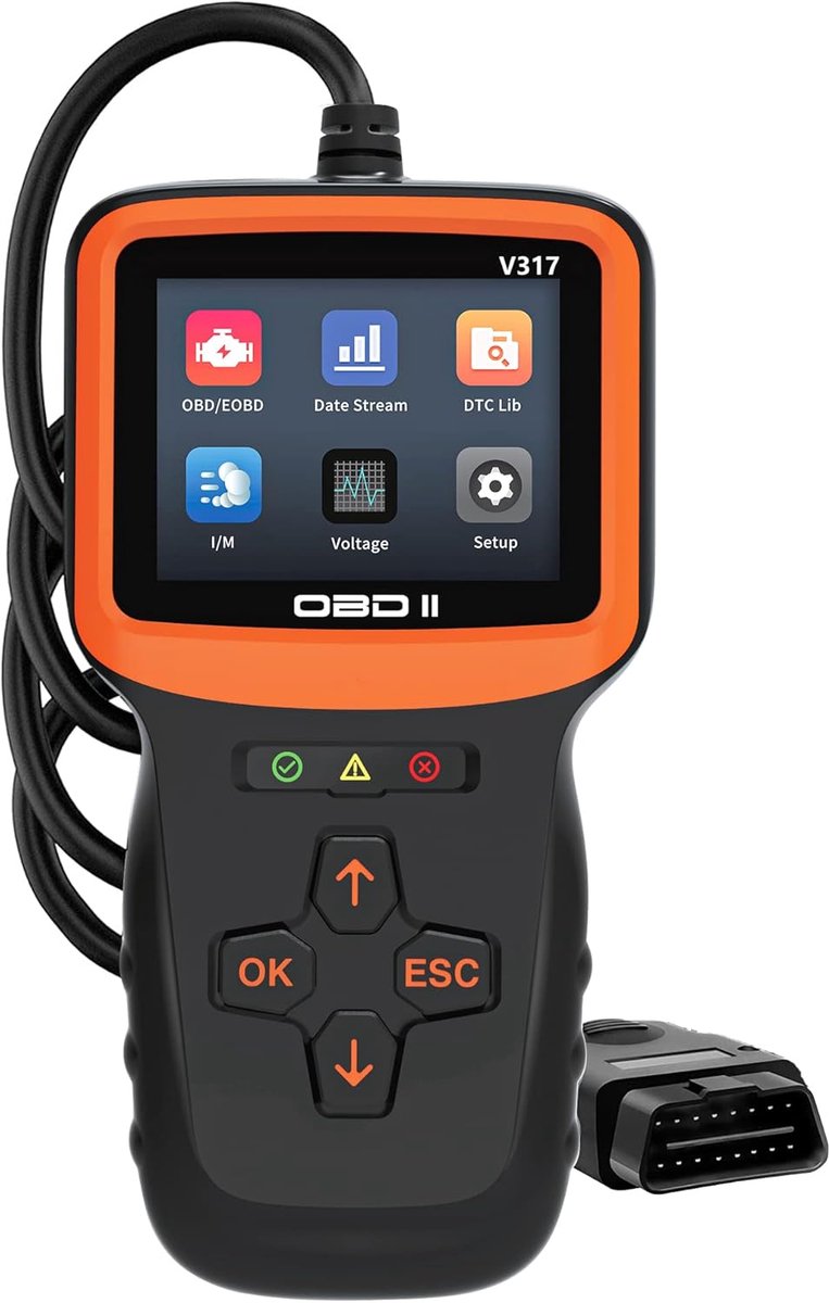 OBD2 Scanner - OBD2 - Storing Verwijderen - Diagnosecomputer - Auto Scanner - Diagnose Apparatuur Voor Auto's - Plug & Play - Auto Accessoires - Motorstoring - Vernieuwd Lcd Scherm - Nederlandse Taal