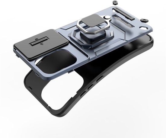 Coque Coverup - Compatible avec OPPO Reno13 Pro 5G - Coque arrière avec Ring de support et protection pour appareil photo - Shield